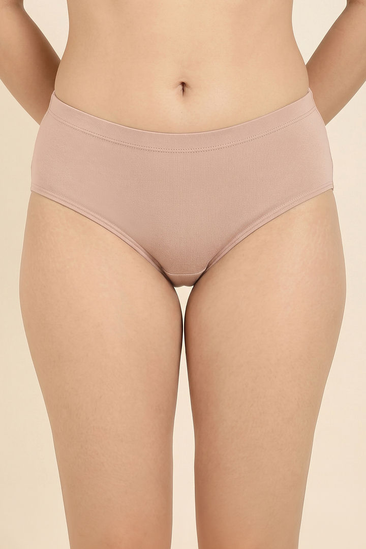 Zivame Medium Rise Full Coverage Hipster Panty (Pack of 2) - Multicolor — image 2